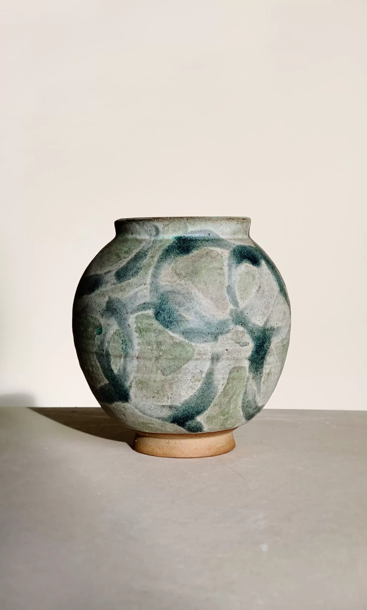 Plümo Blue Chain Moon Vase^Women Ceramics