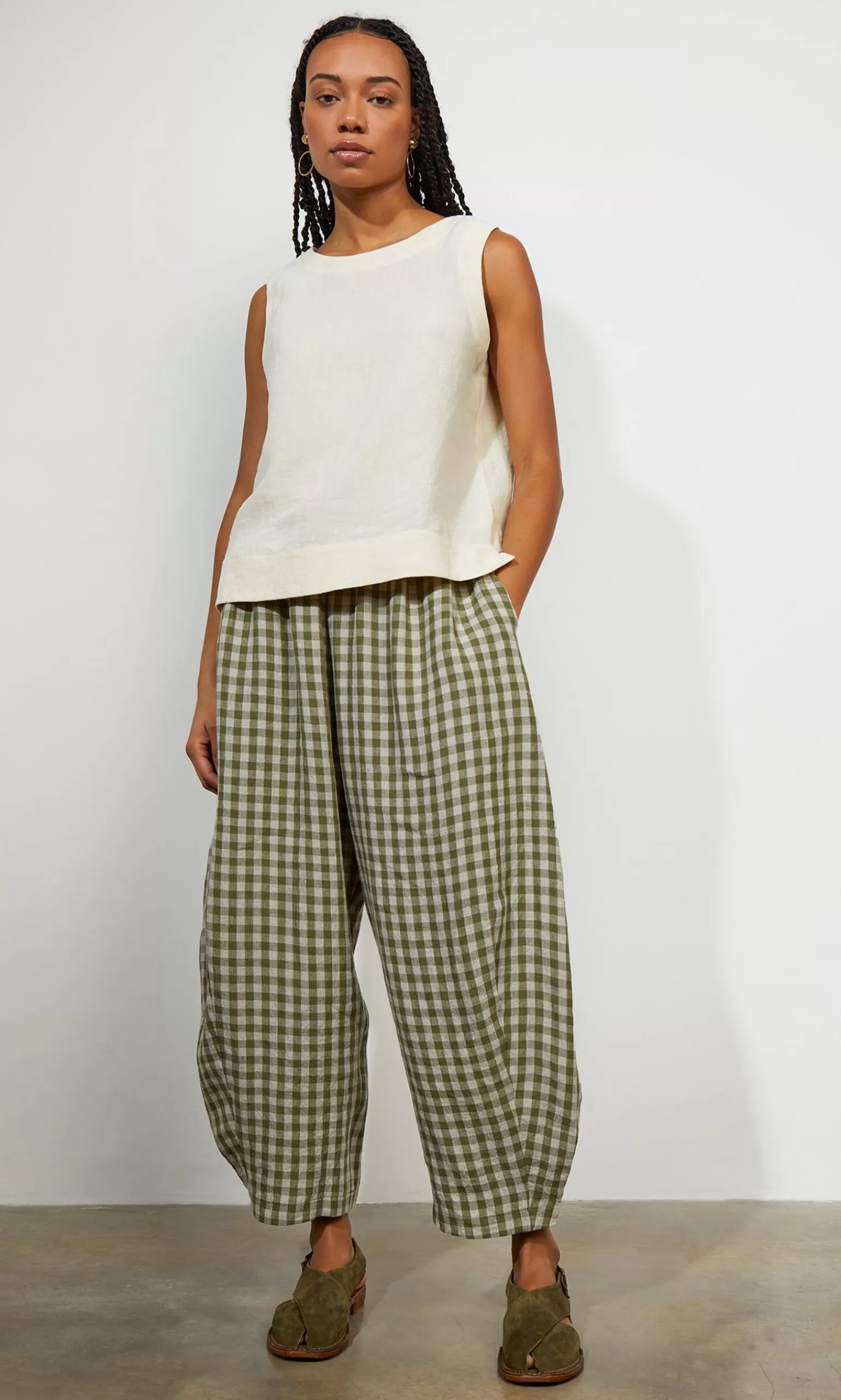 Plümo Studio Butoni Pants - Olive^Women Suits And Sets