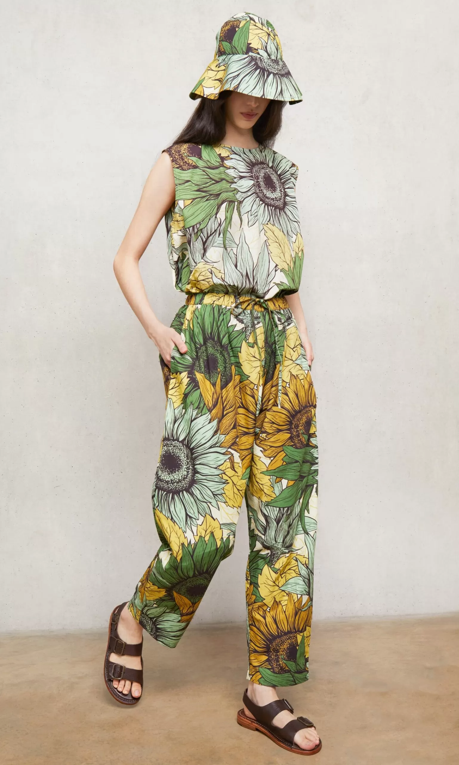 Plümo Green Pula Pants^Women Suits And Sets