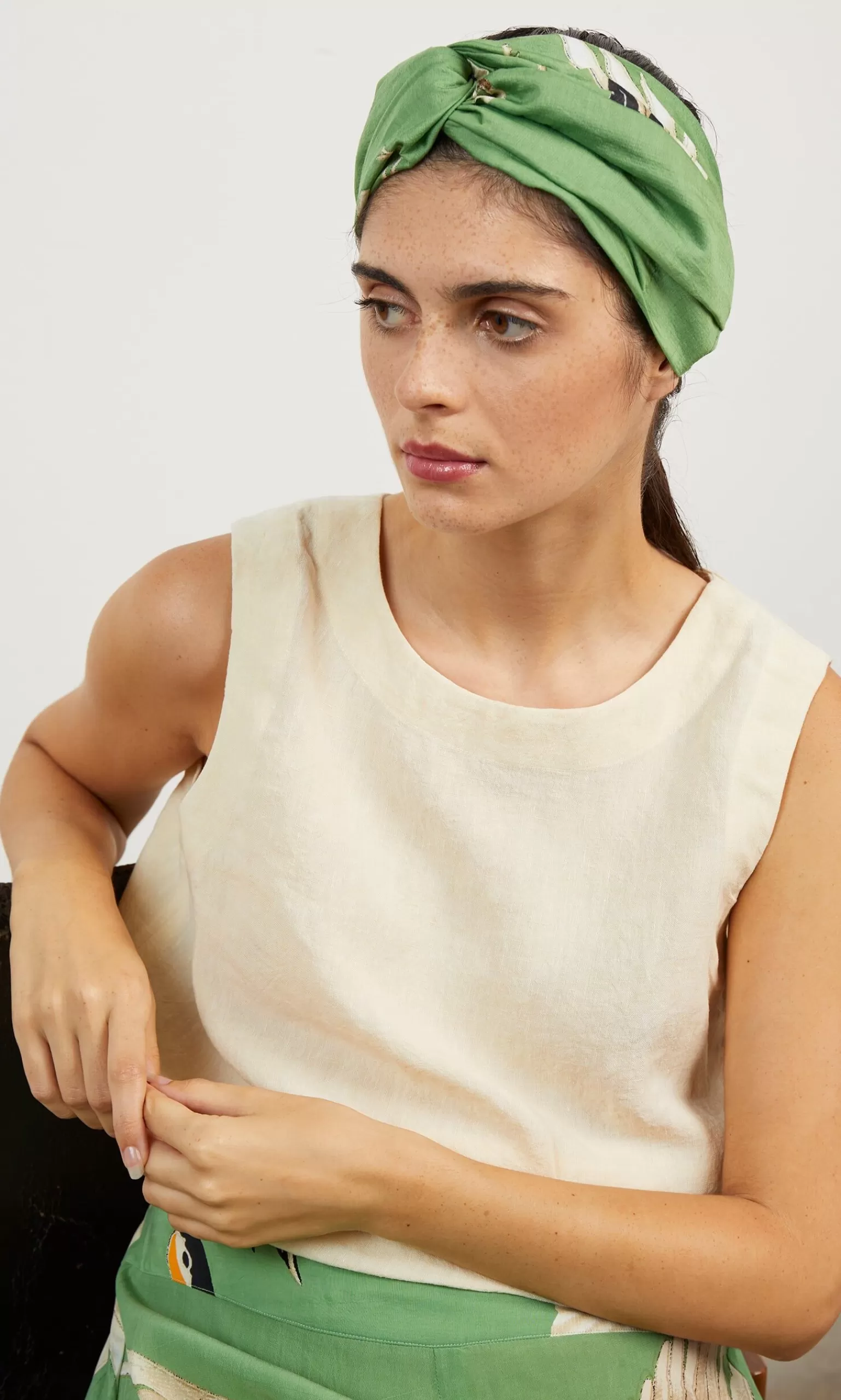 Plümo Green Stork Headband^Women Accessories