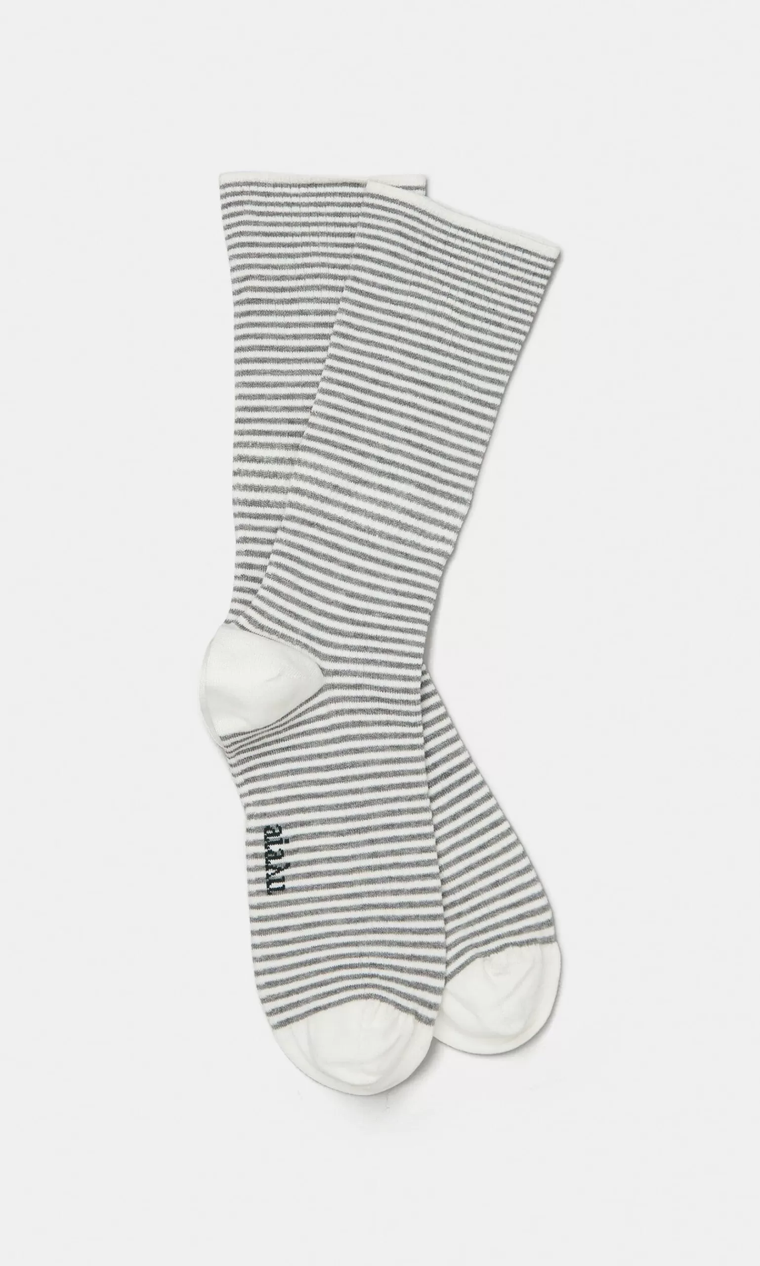 Plümo Grey Stripe Socks^Women Accessories