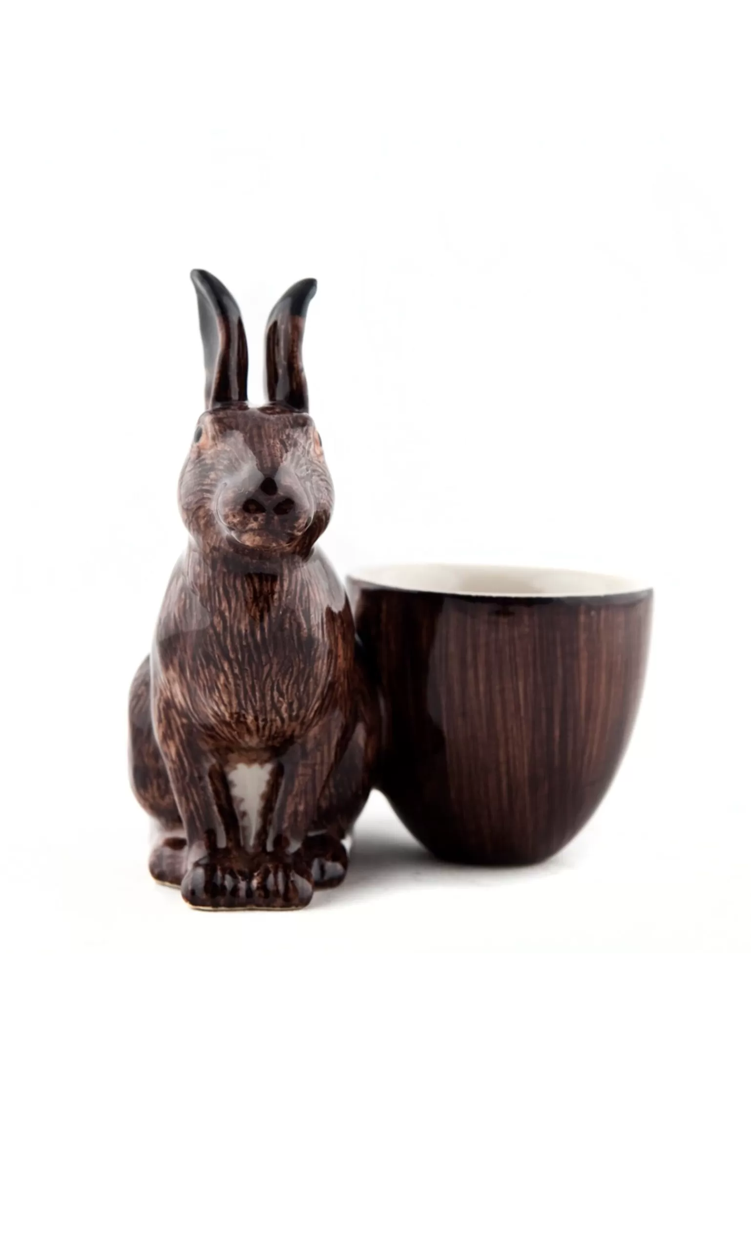 Plümo Hare Egg Cup (Set Of Two)^Women Ceramics