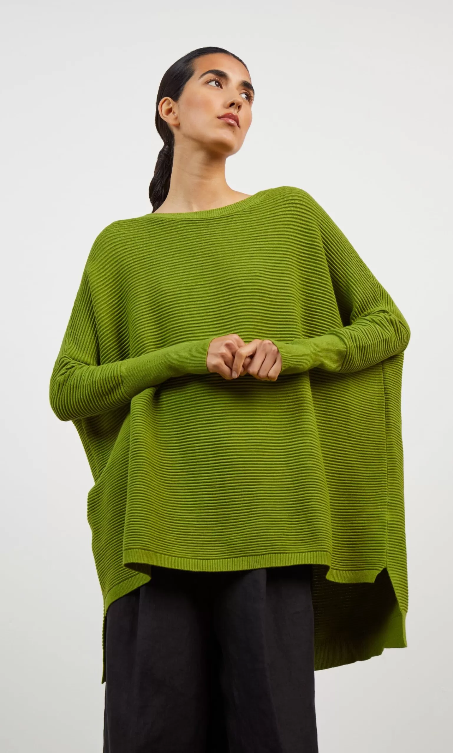 Plümo Studio Jack Sweater - Apple Green^Women Knitwear