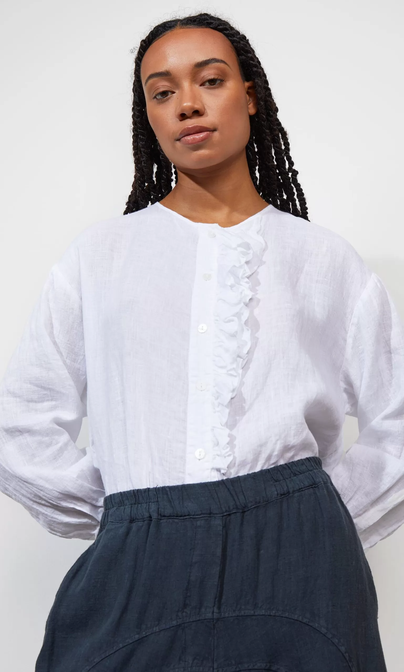 Plümo Jean Frill Blouse^Women Tops And Shirts