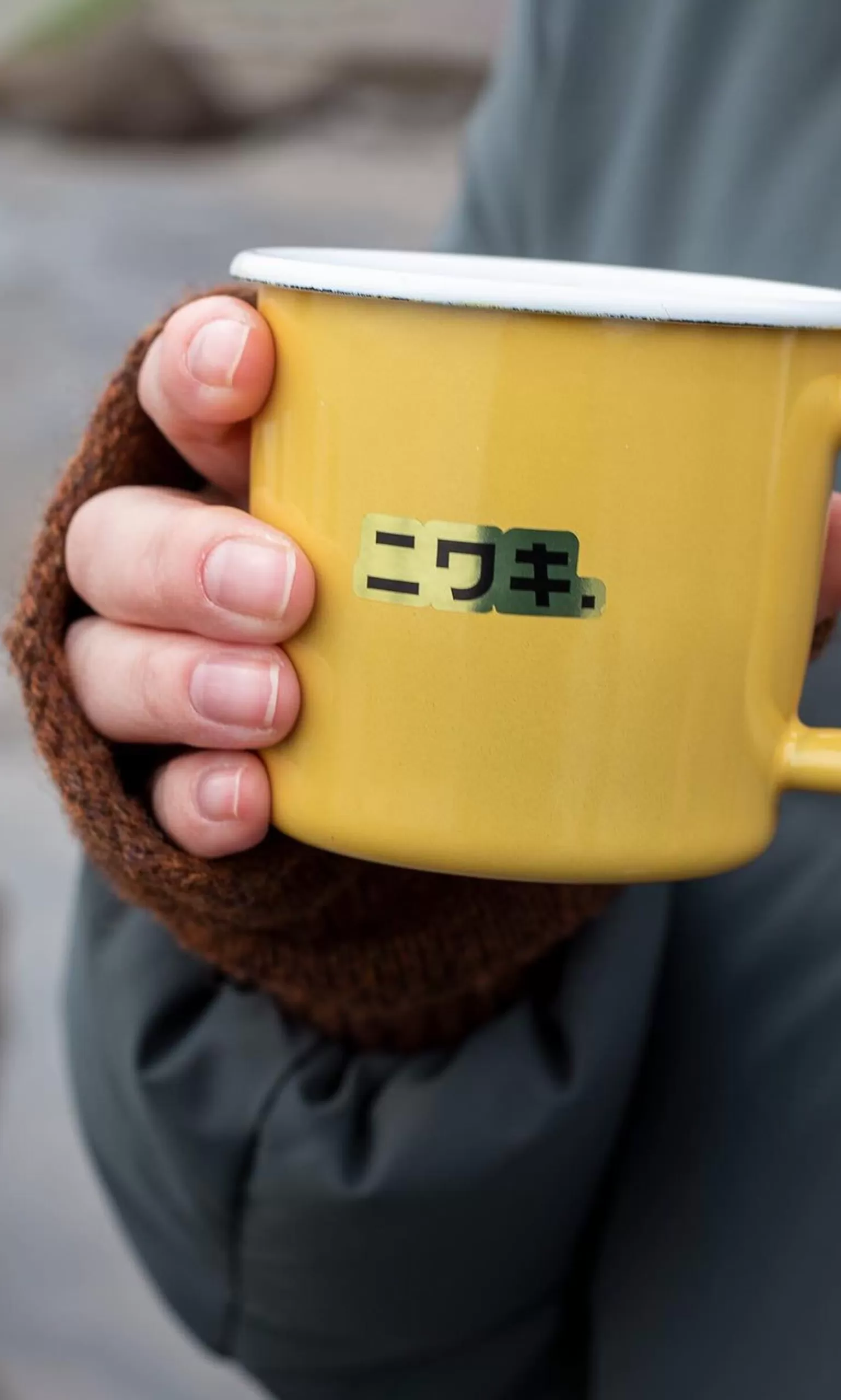 Plümo Mustard Yellow Enamel Mug^Women Ceramics