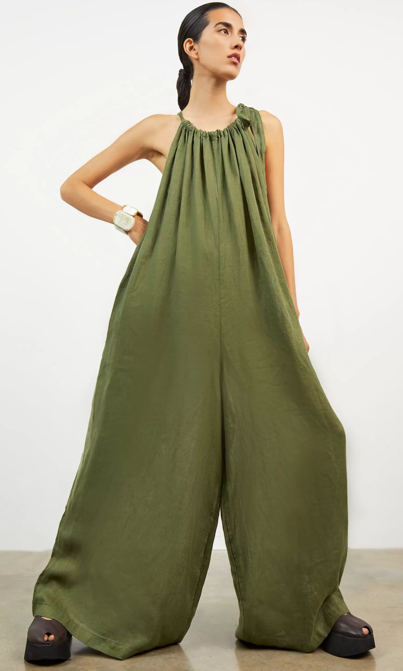 Plümo Olive Jumpsuit^Women Jumpsuits