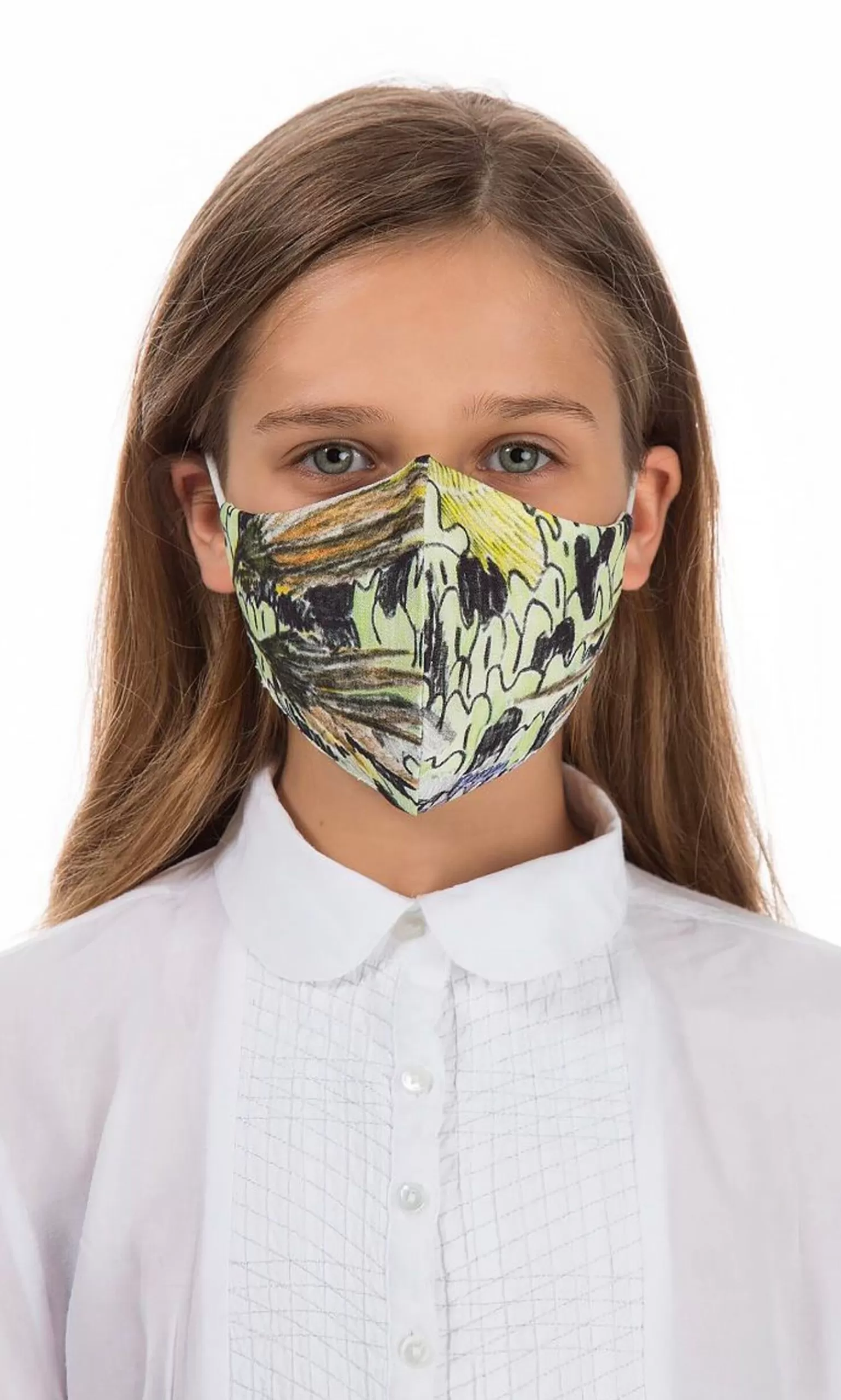 Plümo Organic Linen Kids Mask Jungle^Women Reusable Masks