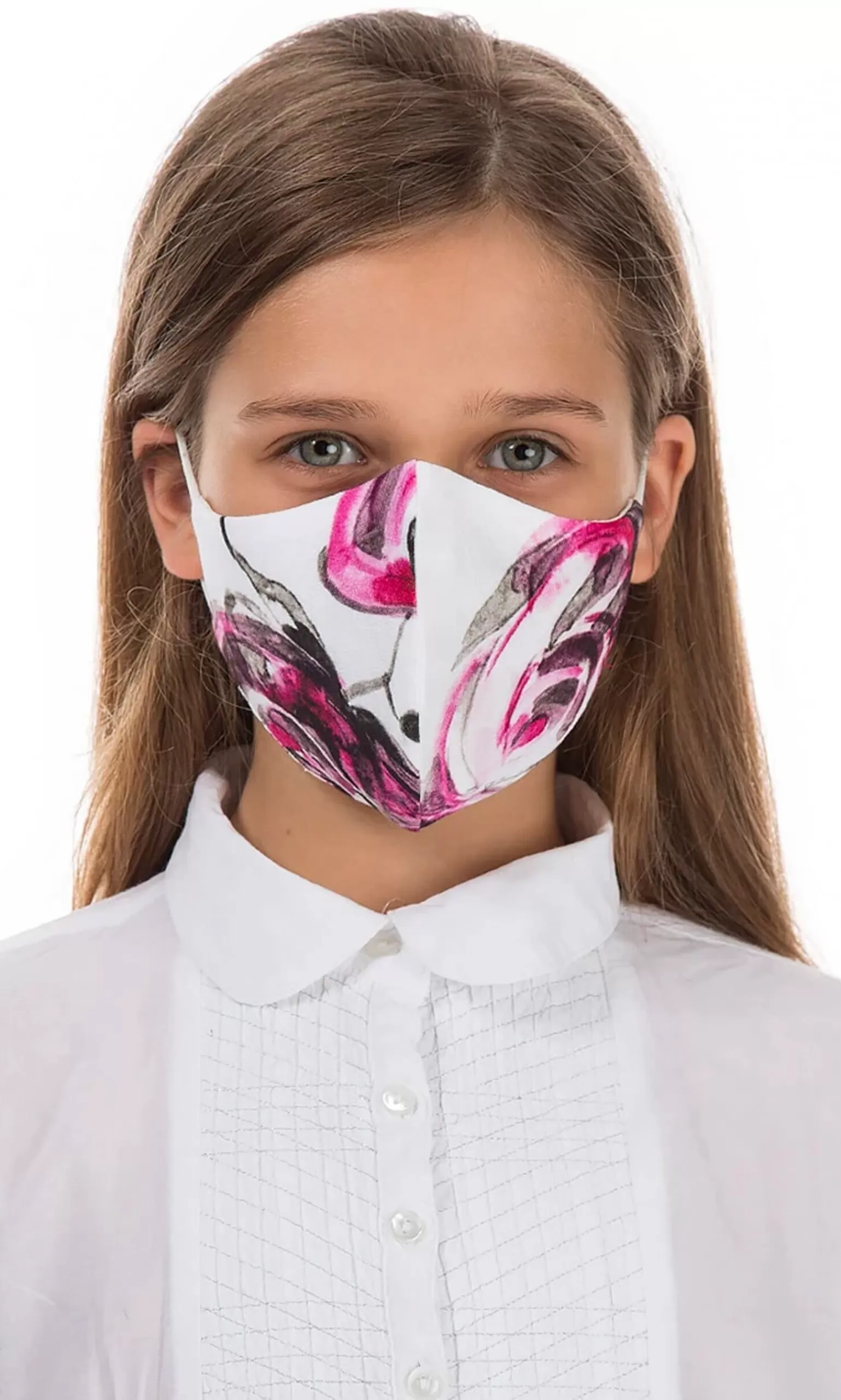 Plümo Organic Linen Kids Mask Rose^Women Reusable Masks