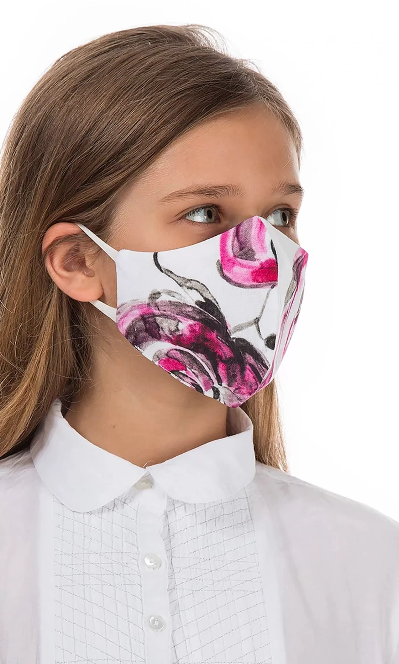 Plümo Organic Linen Kids Mask Rose^Women Reusable Masks