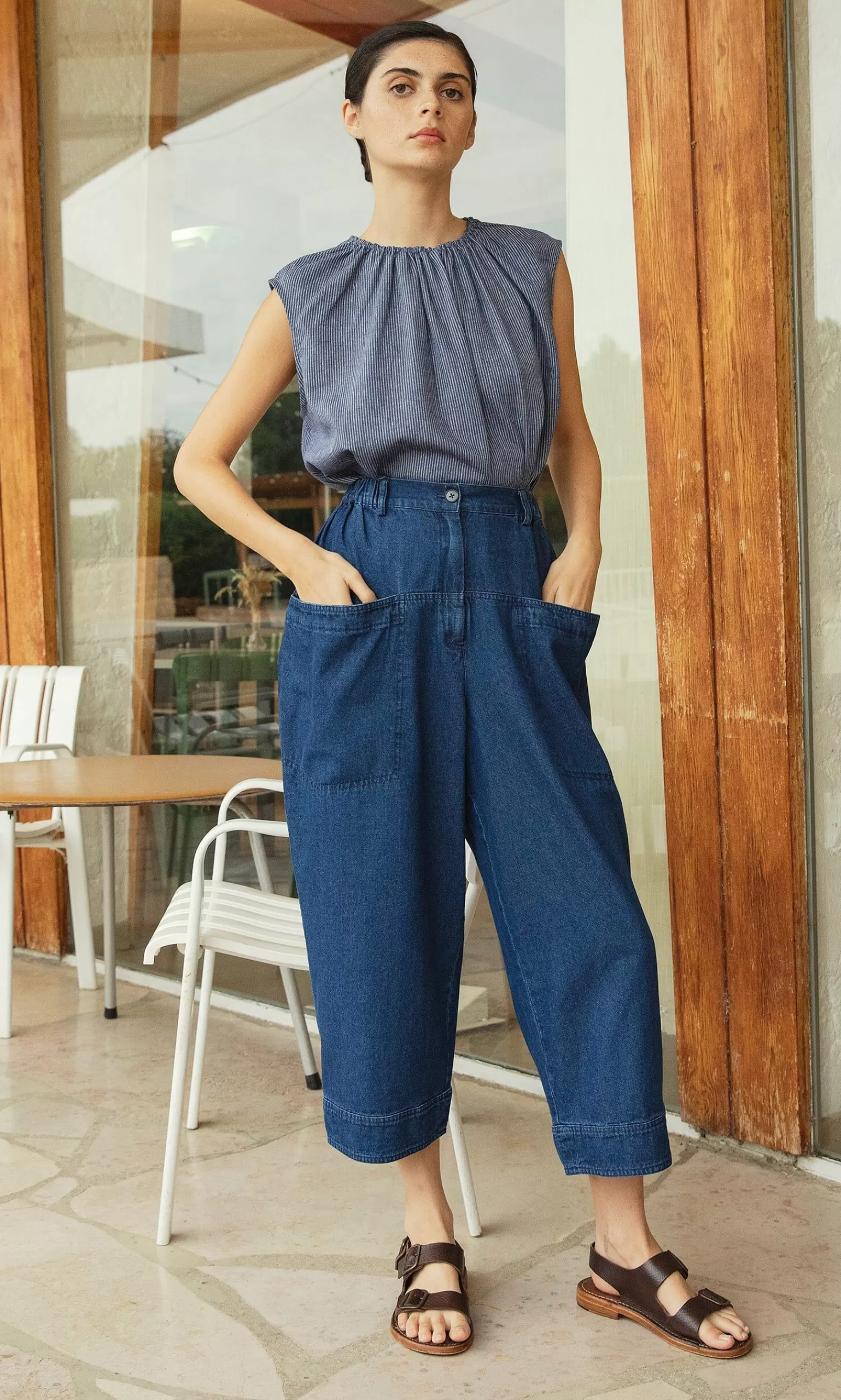 Plümo Studio Polder Pants - Original Denim^Women Denim