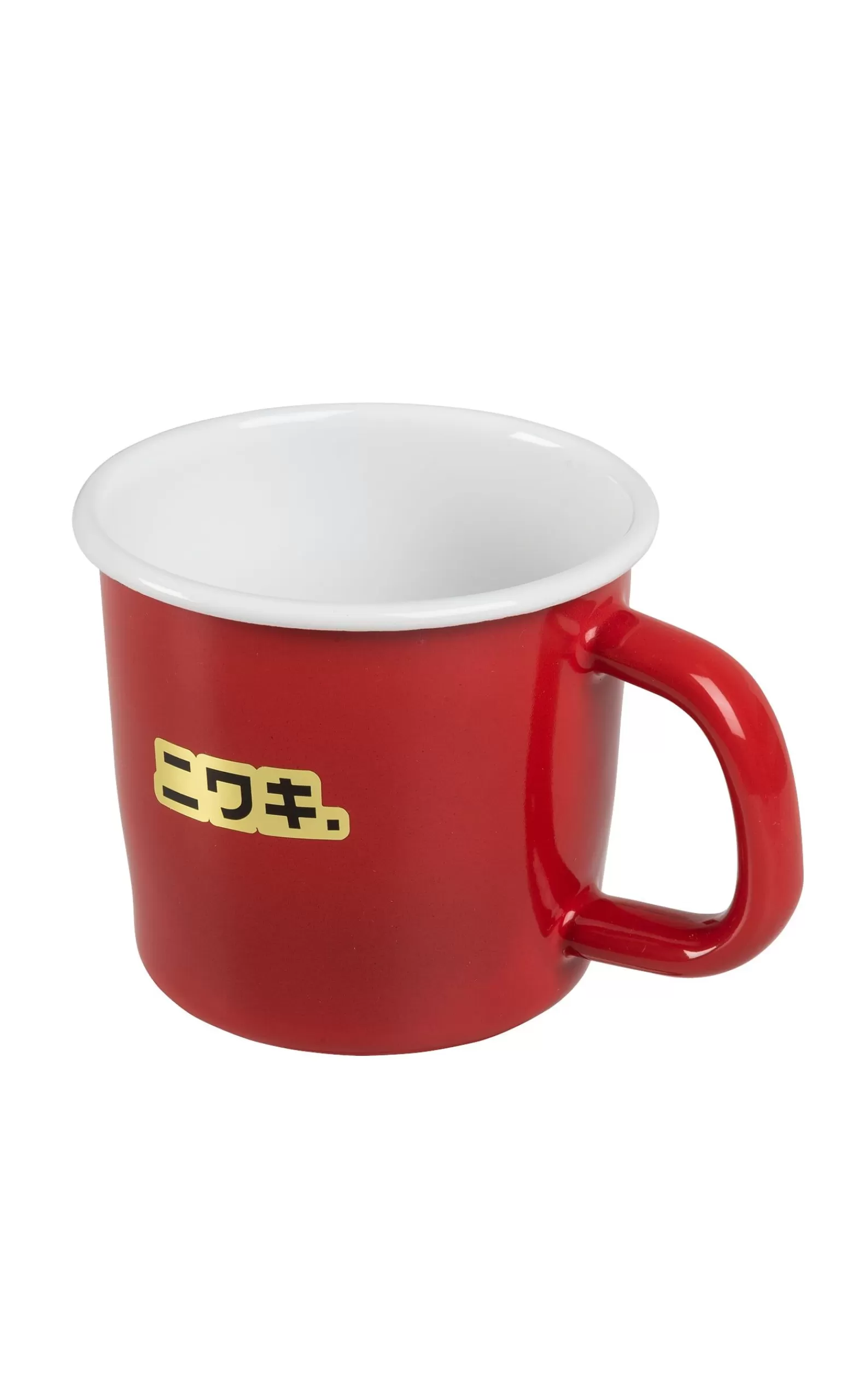 Plümo Red Enamel Mug^Women Ceramics