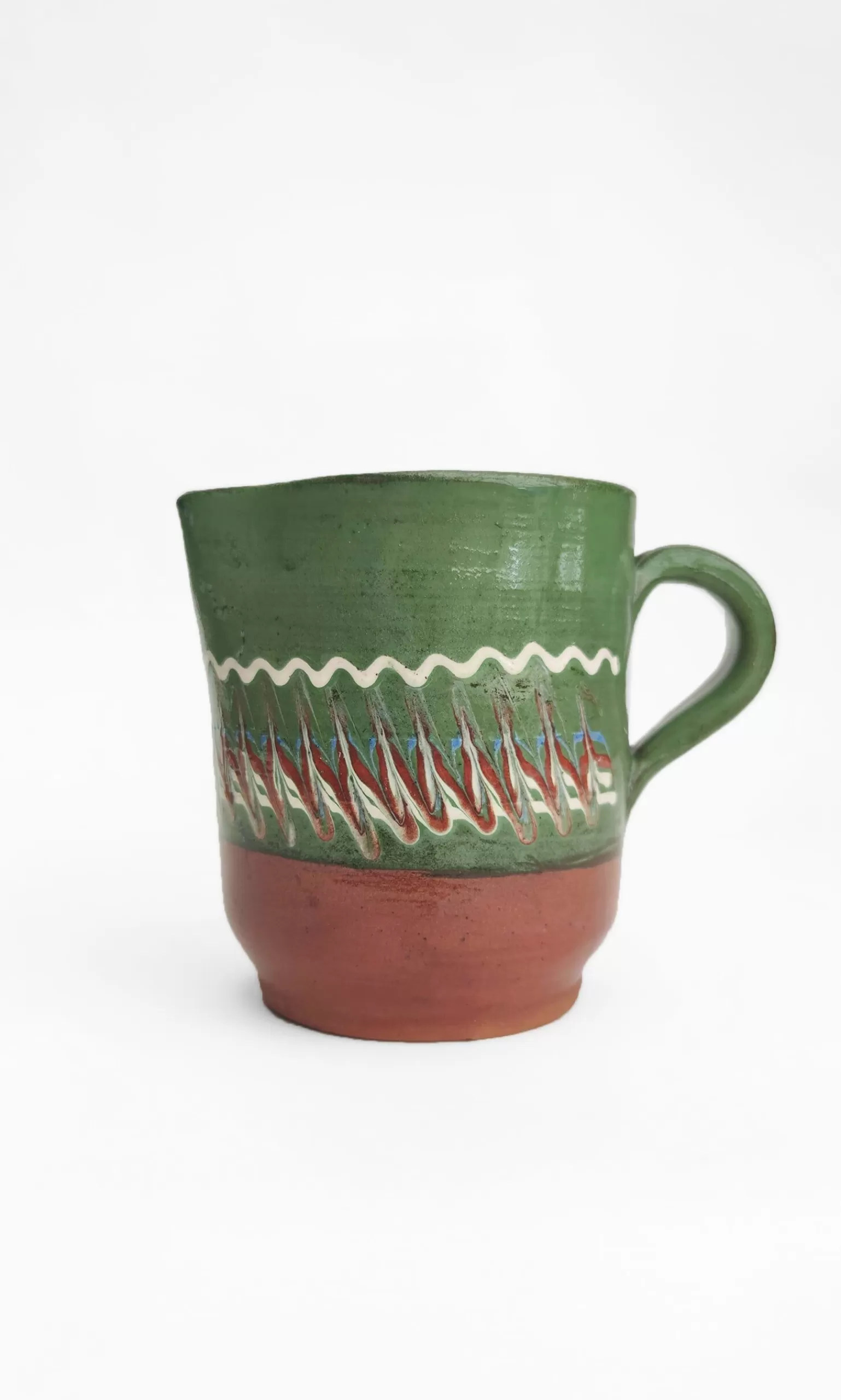 Plümo Short Glazed Jug - Moss Green^Women Ceramics