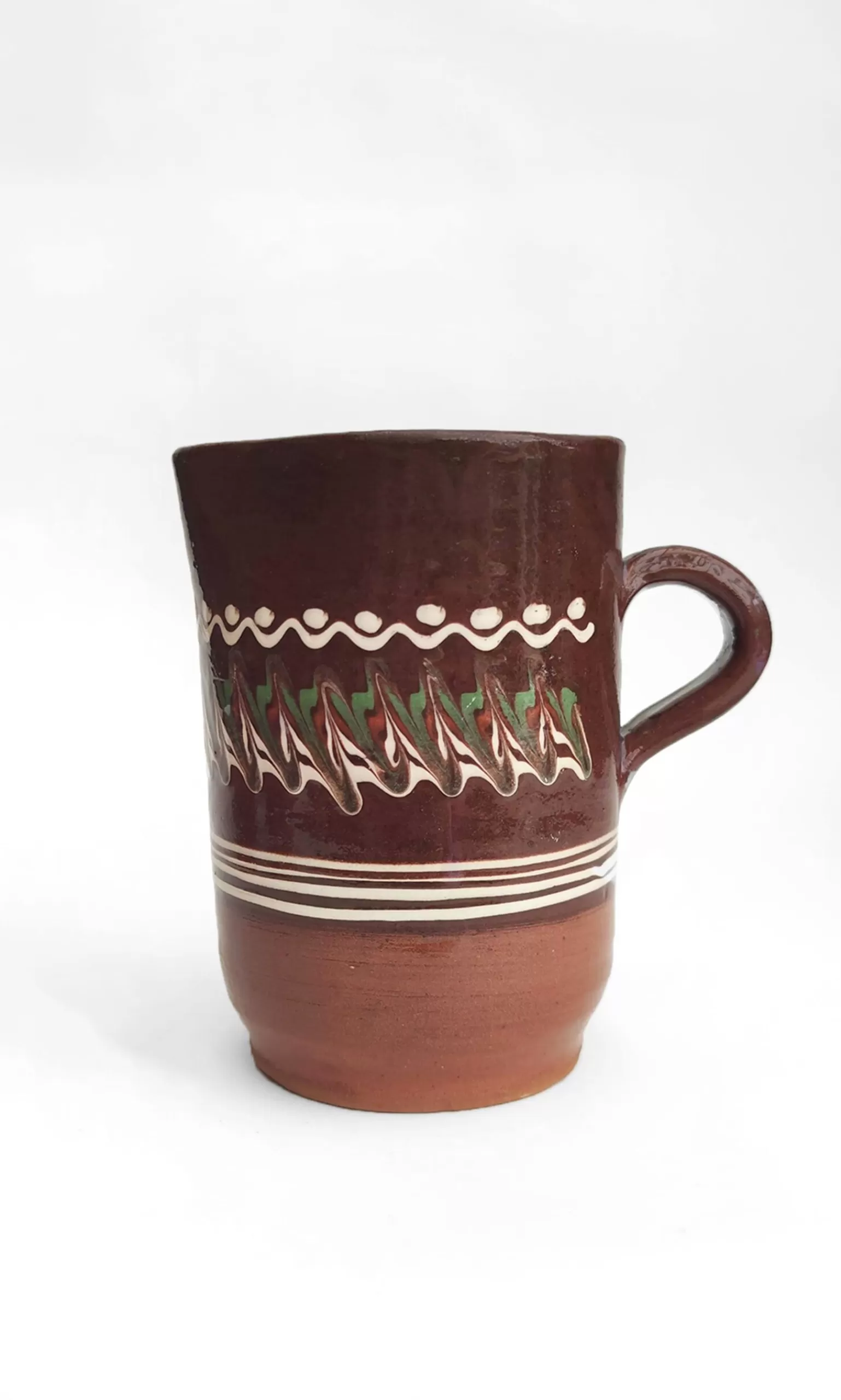 Plümo Tall Glazed Jug - Chocolate^Women Ceramics