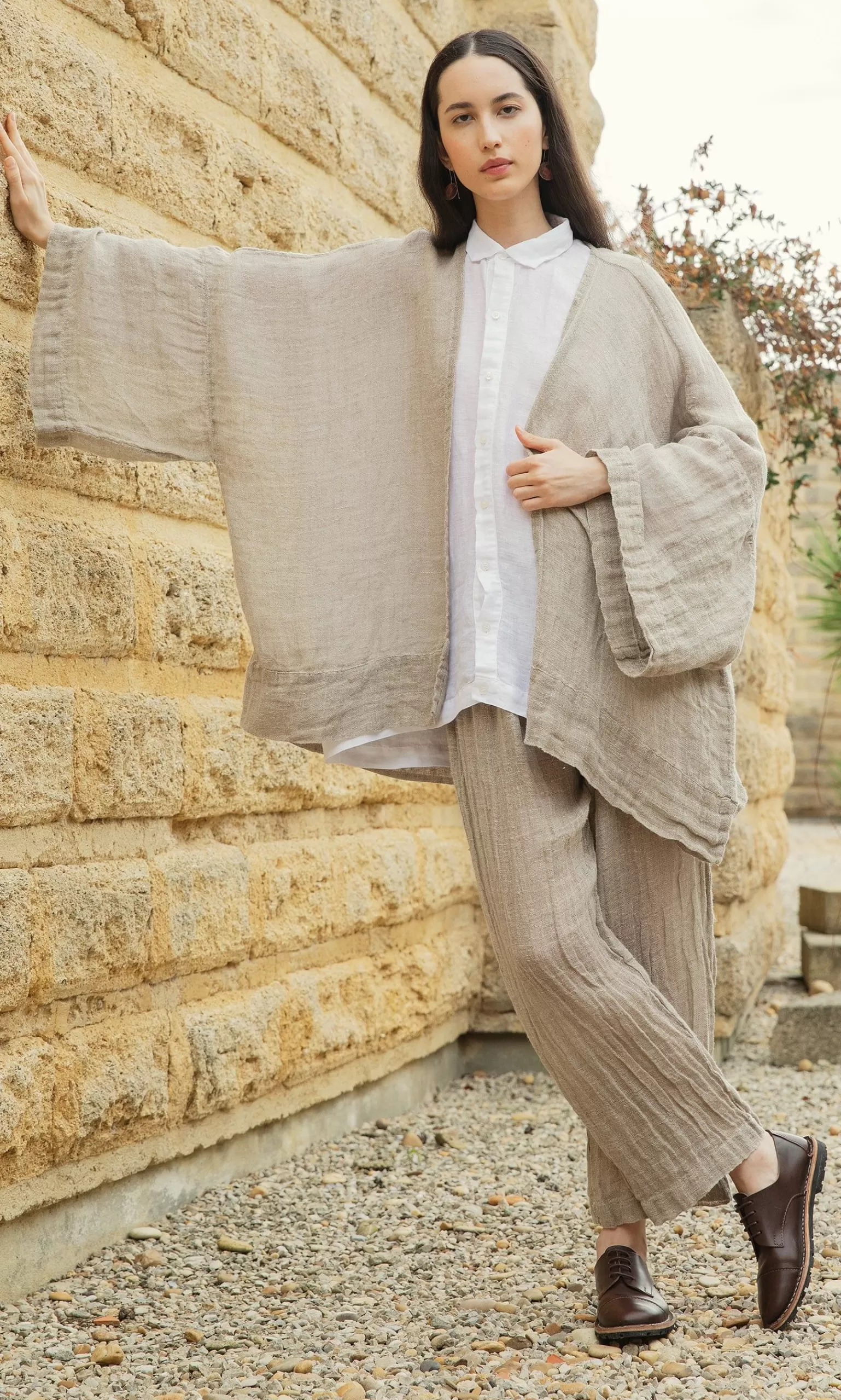 Plümo Tinos Linen Shrug^Women Suits And Sets